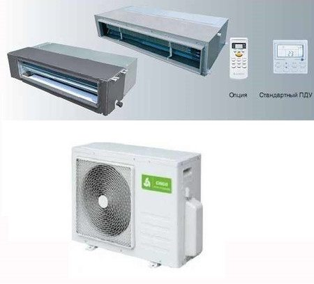 Сплит-система канального типа Chigo CTA-24HVR1/COU-24HDR1